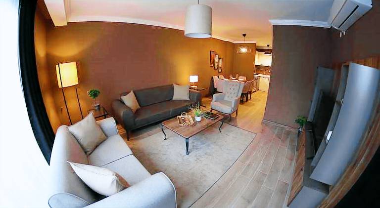 Serviced apartment with terrace & garden in Antalya