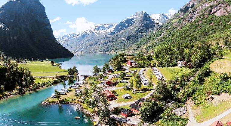 Oldevatn Camping in Stryn