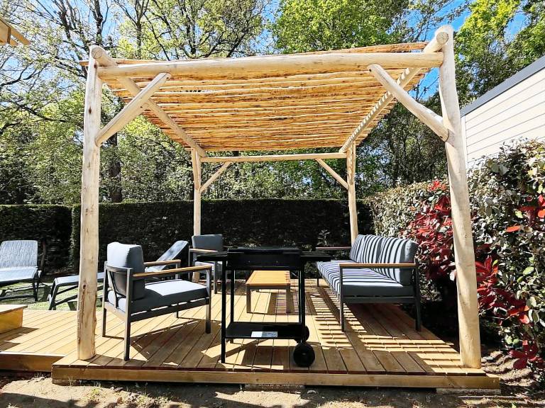 Camping le Heron - Mobile-home LUXE SPA air-conditioning - 2 bedrooms - 2 bathrooms - 2 WC (year 2025) 4 people — photo 4