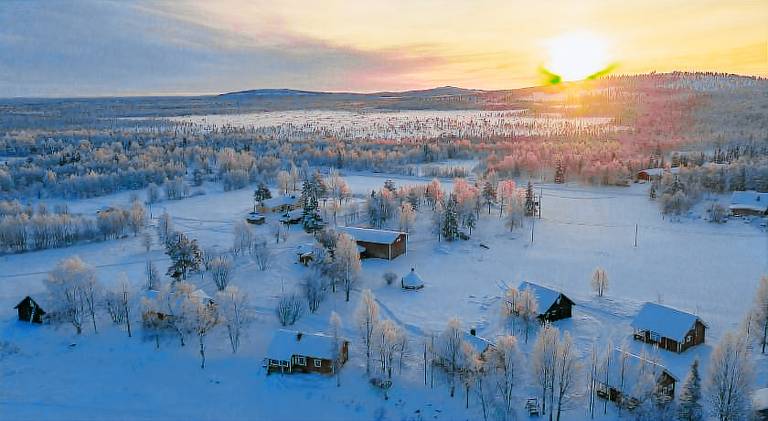 Wild Stay - Ounasrannan majat, Tepasto in Kittilä