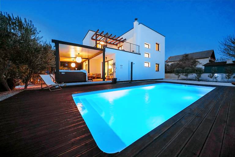 Villa with private pool, terrace & garden in Zadar
