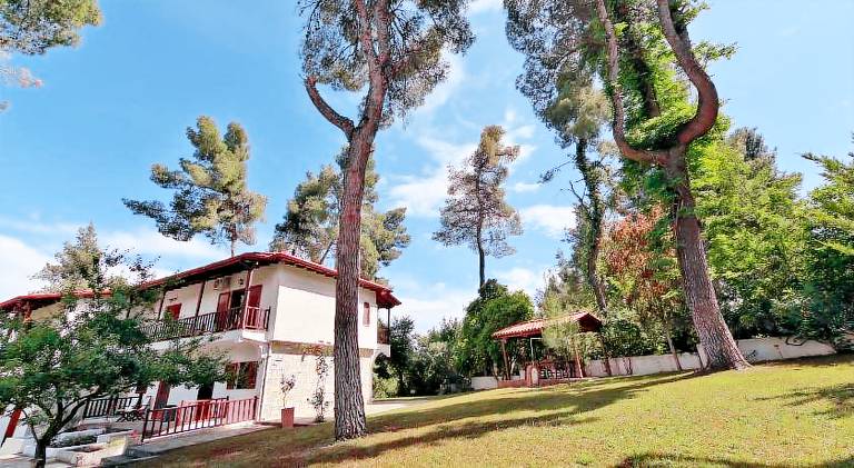House with patio & yard | Pet-friendly in Kassandra