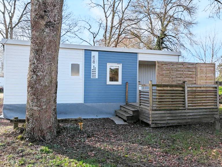 Campsite Le Rochat-Belle-Isle - TRIO mobile home on the riverbank 6 people — photo 2