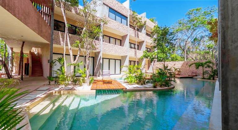 Beautiful apartment with terrace, private pool & garden | Perfect for remote work | Dogs allowed in Tulum