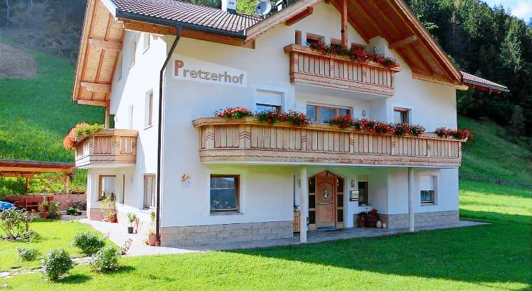 Farm with barbeque, yard & patio in Campo di Trens
