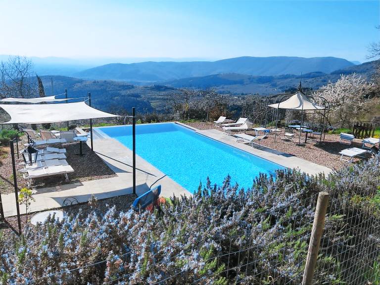Villa La Torre Tenuta Lonciano with Private Pool, AC, and Sauna in Sesto Fiorentino