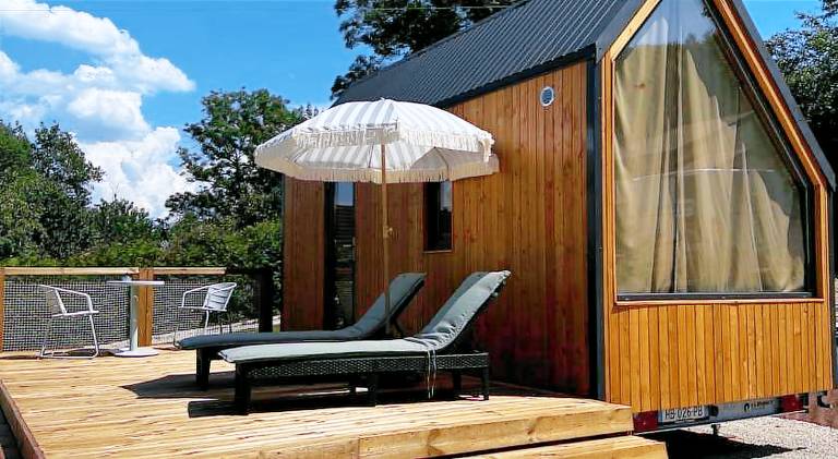 Tiny House Mon Cabanon grand jardin terrasse climatisation — photo 5