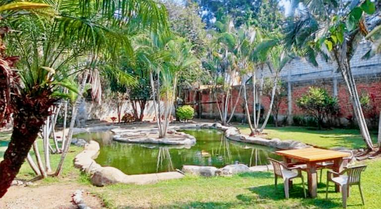 Rental apartment with garden & patio in Yautepec