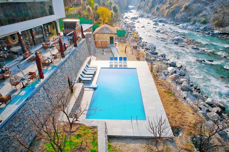 Echor Palm Bliss Riverside Resort & Spa Kasol