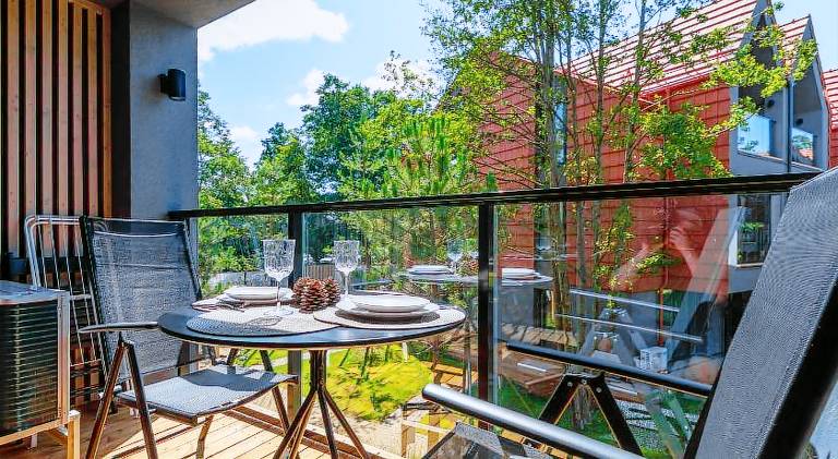 Rental apartment with pool & jacuzzi in Palanga