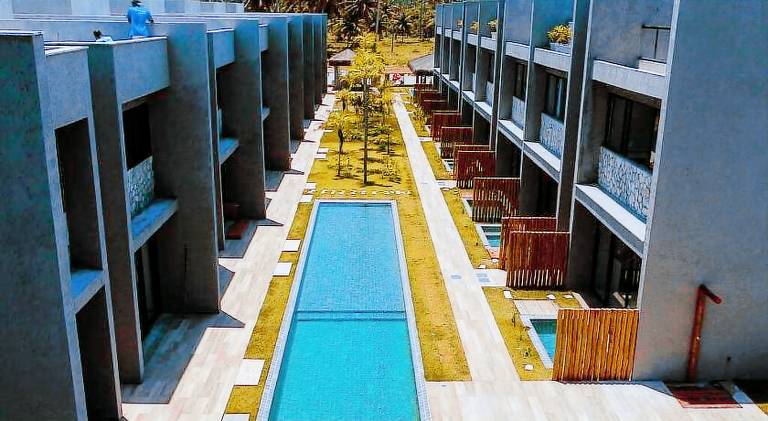Apartment with pool in São Miguel dos Milagres