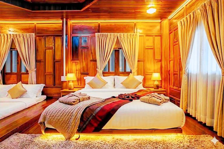 Lodge with jacuzzi, garden & patio in Rayong