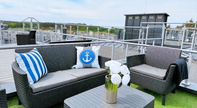 Apartment with patio & yard | Dogs allowed in Ustka