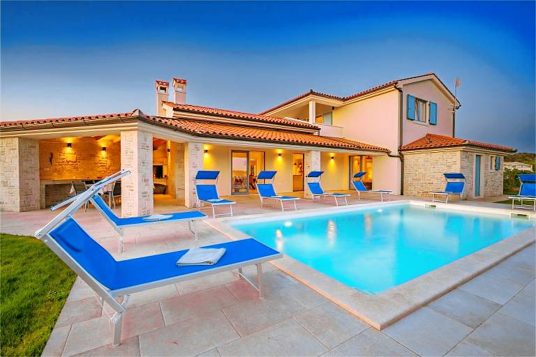 Ferienhaus in Vodnjan, Valbandon f&uuml;r max. 8 Personen