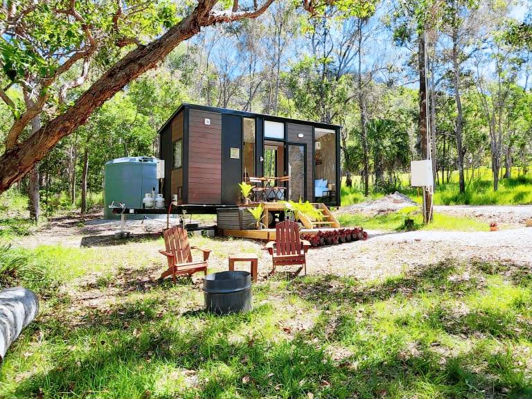 Coastal Tiny House Glamping in Agnes Water Queensland