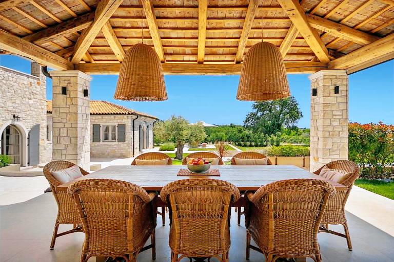 Villa with patio, pool & grill | Pool view — photo 3