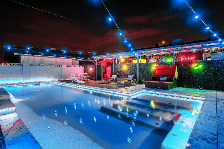 Poolside Nights & Neon Vibes! Scottsdale Escape in Scottsdale, AZ