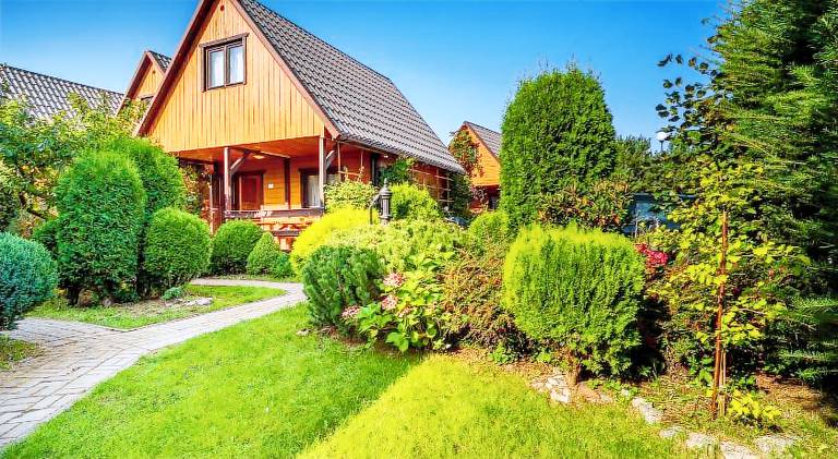 Vacation home with terrace in Mielno