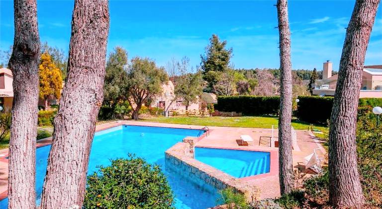 Villa with terrace, yard & private pool in Kassandra