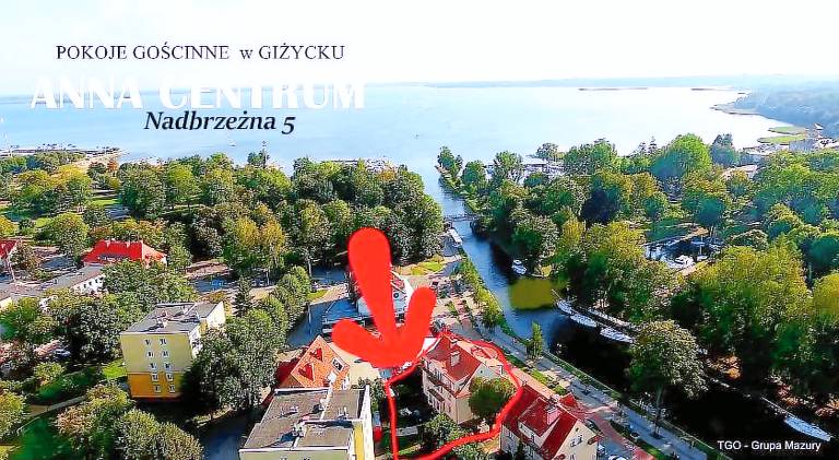 ANNA CENTRUM-Pokoje przy plazy (ul. Nadbrzezna 5) in Gizycko