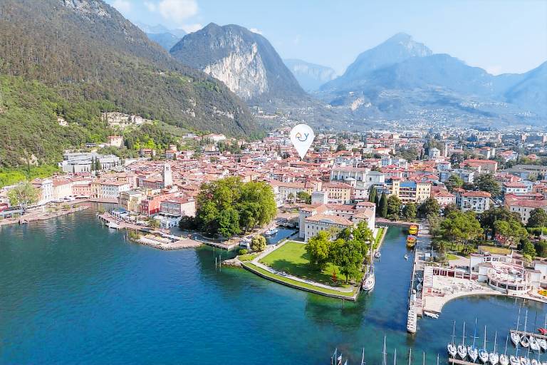 Ferienwohnung mit Hund inReiff, Riva del Garda Gardasee f&uuml;r max. 8 Personen