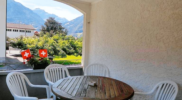 Holiday apartment with barbecue & patio in Unterseen