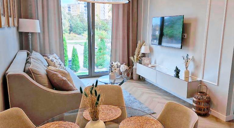 Pleasant holiday apartment | Next to the beach | Pet-friendly in Olsztyn