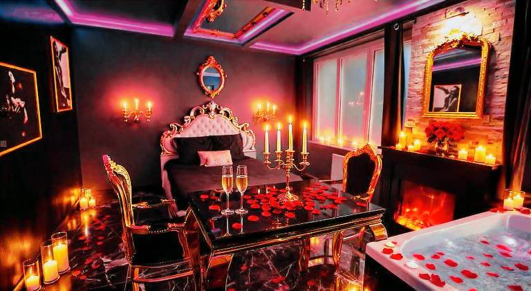 La majestueuse, SPA XXL, Day use, Suite de luxe, 5 min centre in Bourgoin-Jallieu