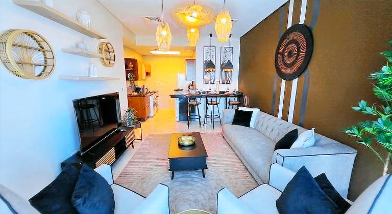 Zigzag Tower B-Artful Escape, 2BHK Sea View at 28th Floor in Pearl-2808 in Doha