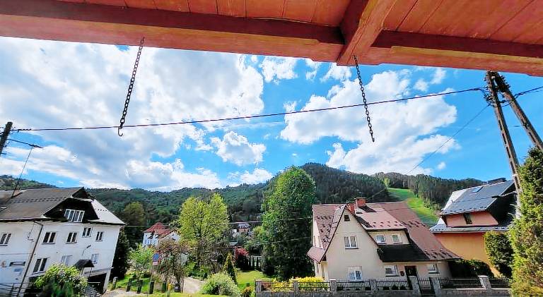Apartment with yard in Szczawnica