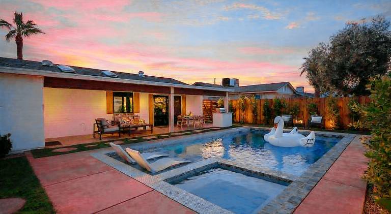 Vacation home with pool in Tempe, AZ