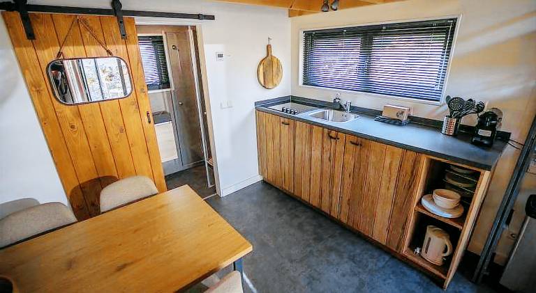 Chalet with private pool, terrace & yard — photo 4