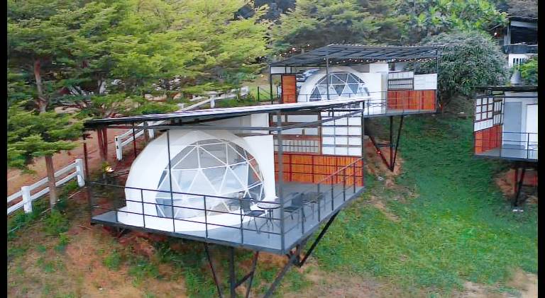 Tent with 1 room for 2 persons in Muak Lek