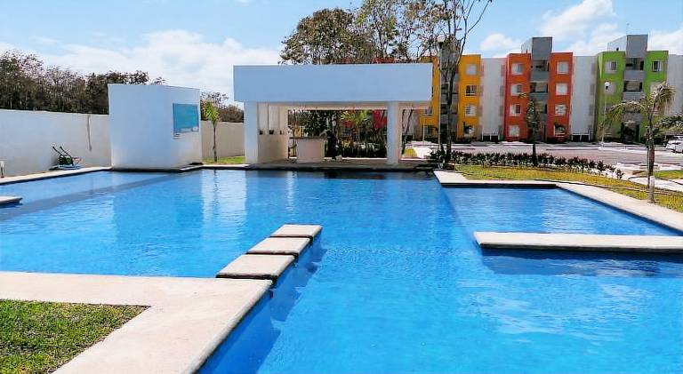 Apartment with pool in Playa del Carmen