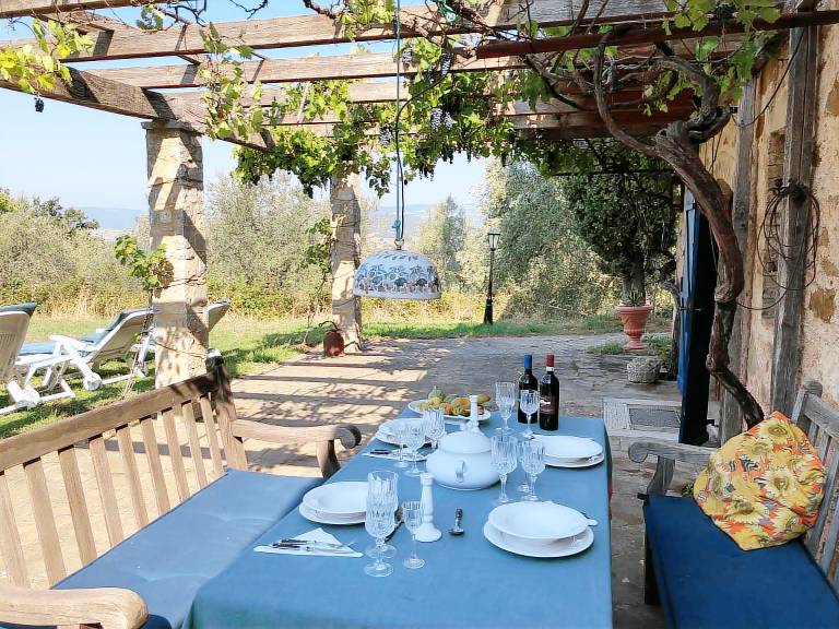 Romantisches Rustico mit Blick auf Saturnia — photo 4