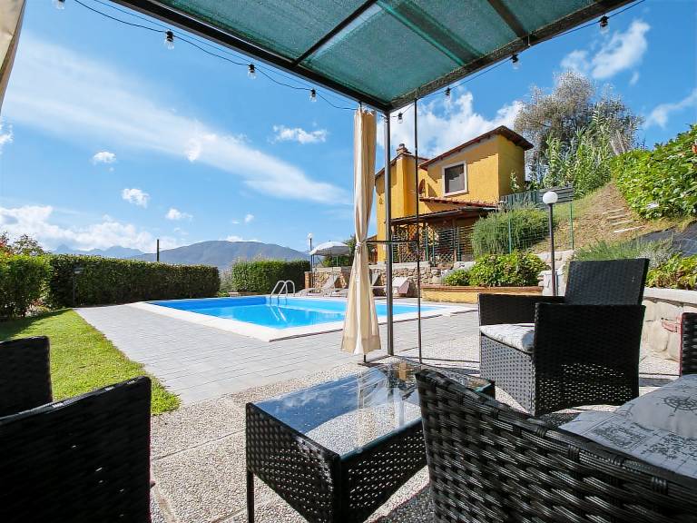 Ferienhaus in Villa Collemandina für max. 7 Personen