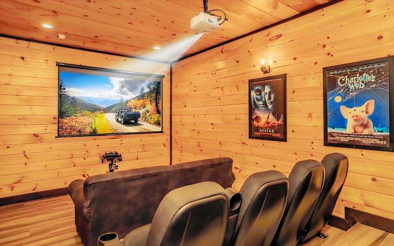 Cabin with barbeque, jacuzzi & private pool | Mountain view — photo 4