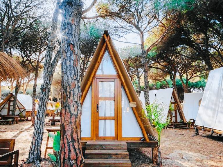 Tent with terrace & pool — photo 4