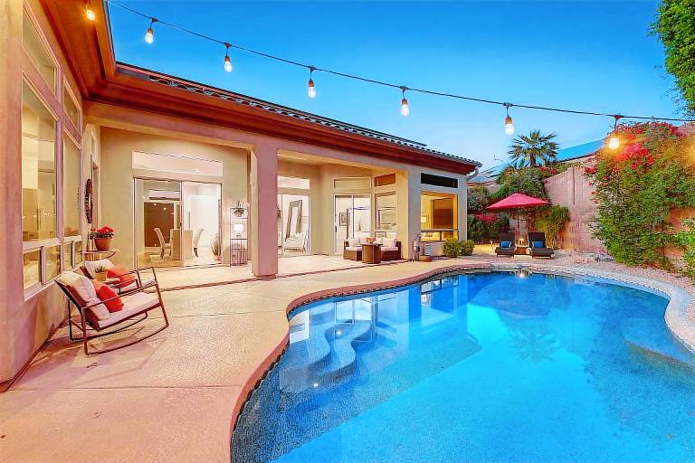 Covered Patio & Resort Amenities Scottsdale Home