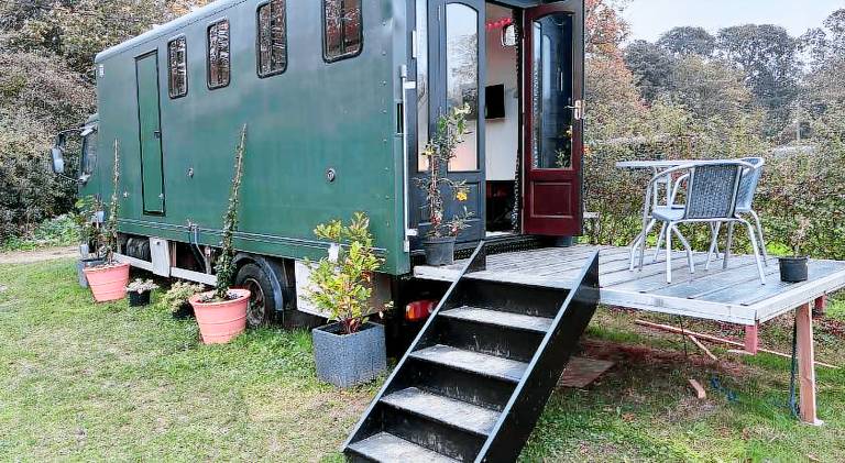 The Carriage Lorry at Tilleys Glamping in Margate