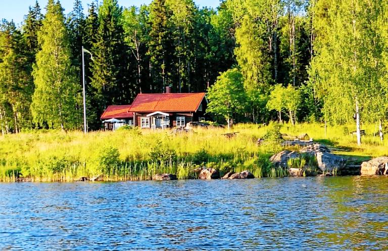 Ferienhaus mit Hund in Skinnskatteberg, Schwedische Seen fuer max. 4 Personen