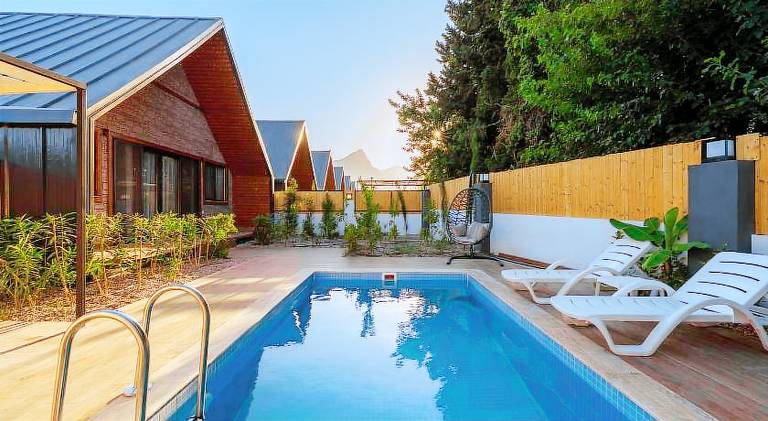 Rental apartment with pool in Konyaalti