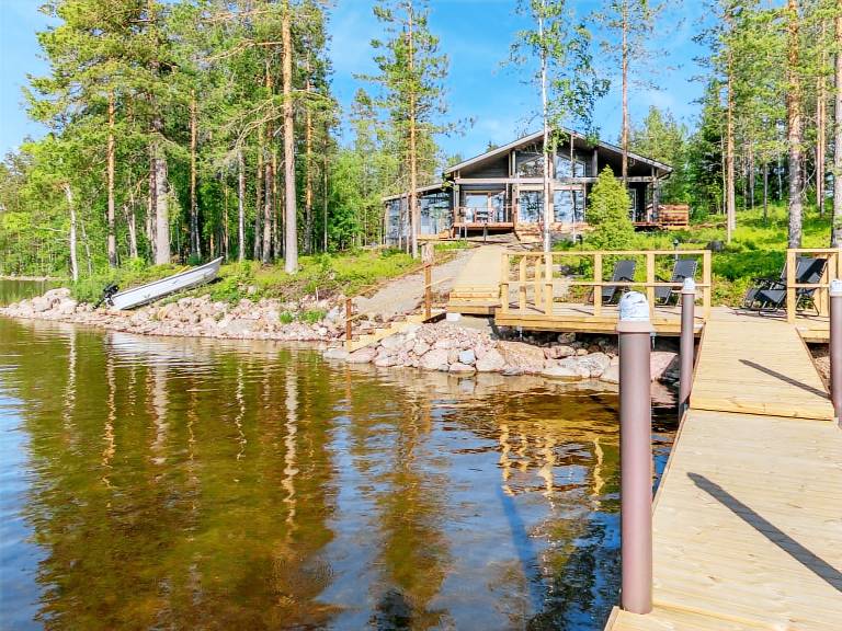 Ferienhaus mit Hund in Kouvola, Südfinnland fuer max. 10 Personen