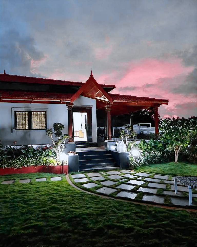 Charming farm with pool, BBQ & garden | Water view | Perfect for remote work | Dogs allowed in Hyderabad