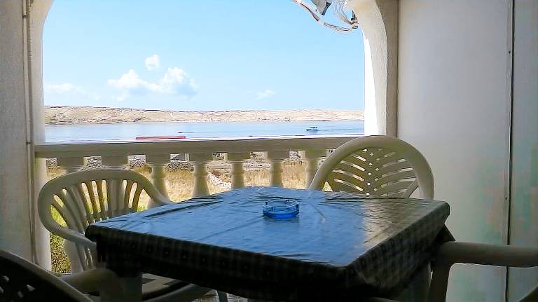 One bedroom apartment with terrace and sea view Kustići, Pag (A-6392-a) in Senj