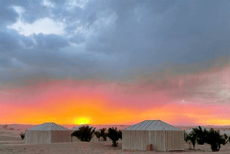 Camping-Unterkunft  Merzouga