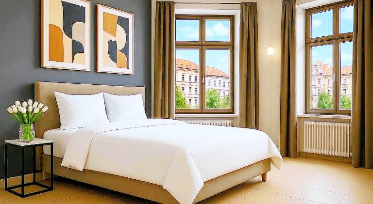 Apartament z hotelowymi udogodnieniami Vinohrady