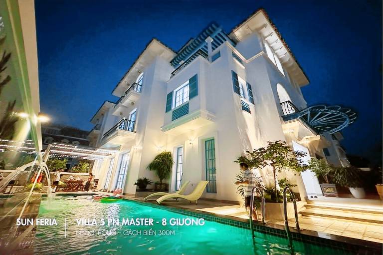 Villa with jacuzzi, pool & yard | Water view | Perfect for remote work in Ha Long