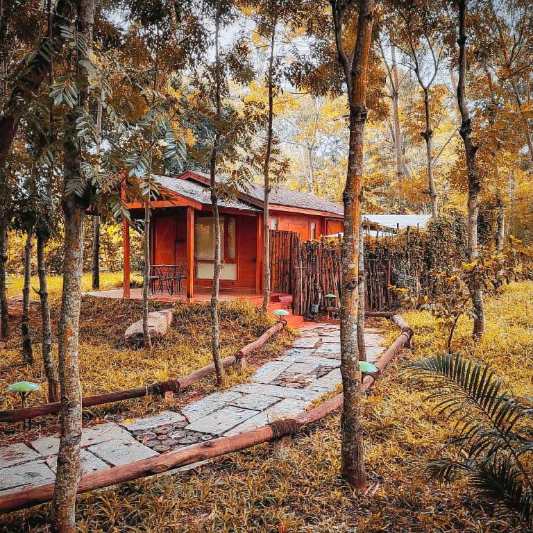 Boond Wooden Cottage in Anekal