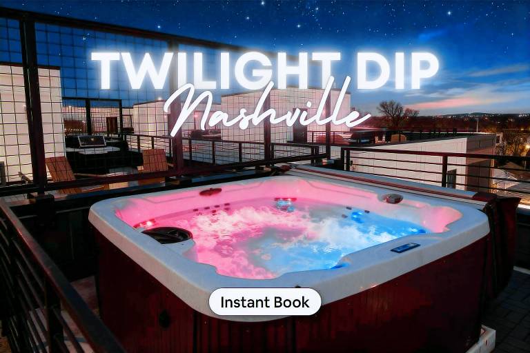 Nashville Escape with Skyline Deck and Hot Tub